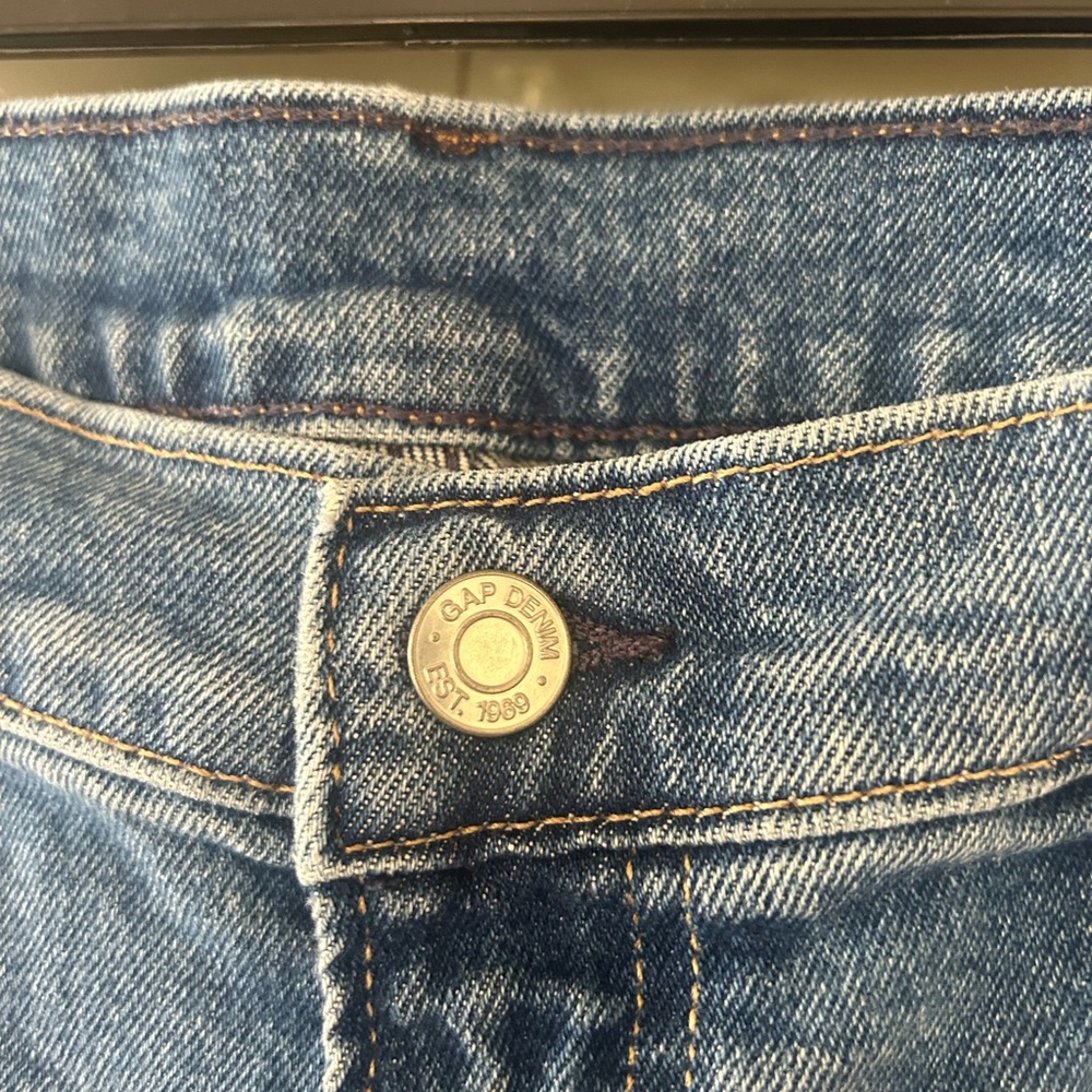 GAP High Rise Stride Ankle Jeans - Blue - Picture 4 of 7
